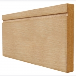 LPD MDF Veneered Oak Skirting 146mm Grooved (4 x 3m pack)